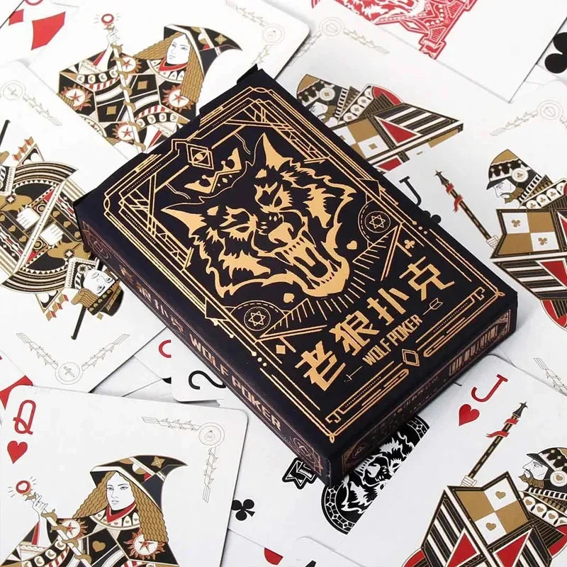 Cartes à jouer Poker Jeu de société Jeu de loup-garou Cartes à jouer Cartes imperméables Jeu de fête pour 3 à 10 personnes