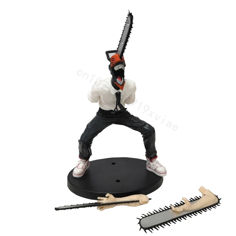 Figurine d'anime Chainsaw Man de 18 cm Power Denji Figurine d'action PVC Chainsaw Man Power Figurine PVC Collection adulte Modèle poupée jouets