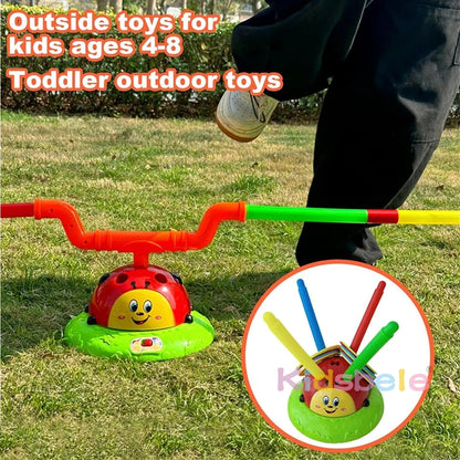 New Creative Product Musical Jump Toss 2 in 1 Ladybug Educational Toy Kids Garden Playground Indoor Outdoor Toys