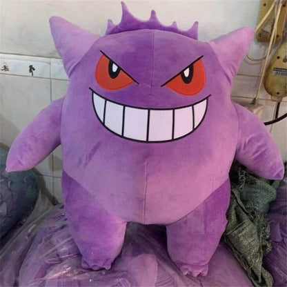 Muñeco de peluche Gengar de gran tamaño de 55 cm, muñeco de peluche para regalo, regalo divertido de colección de muñecas