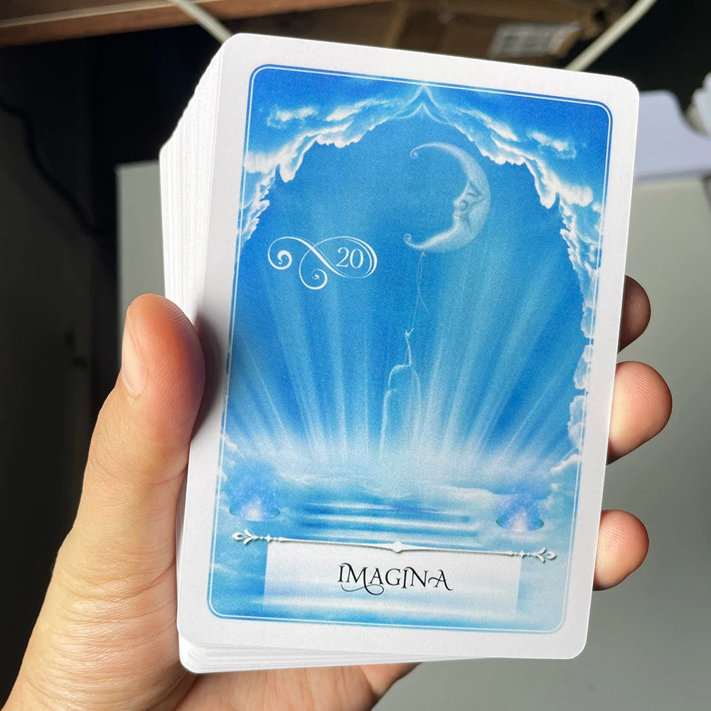 Cartas del Oráculo en Español Profecía Adivinación Oráculo Afirmación Baraja del Tarot Adivinación Mensajes de Amor