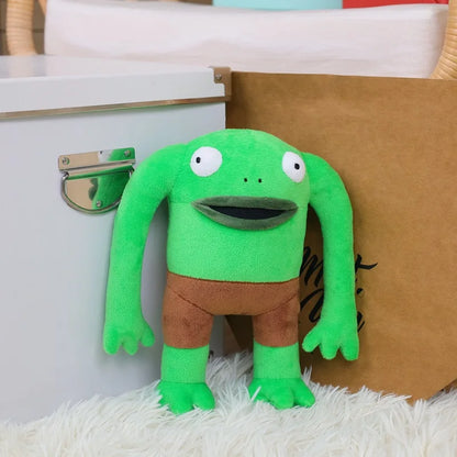 Jouet en peluche Smile Friend - Cadeau - Poupée en peluche Mr. Frog - Kawaii - Décoration de Noël en peluche pour cadeaux de Noël pour enfants