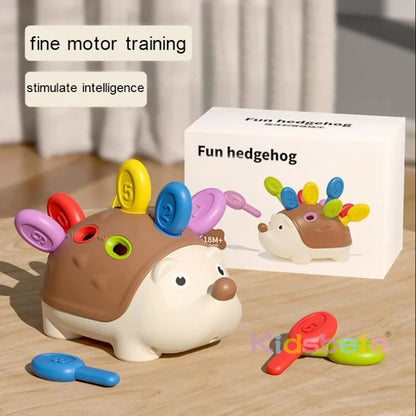 Hedgehog Toy Counting Skill Color Matching Baby Sensory Fine Motor Skills Developmental Toys