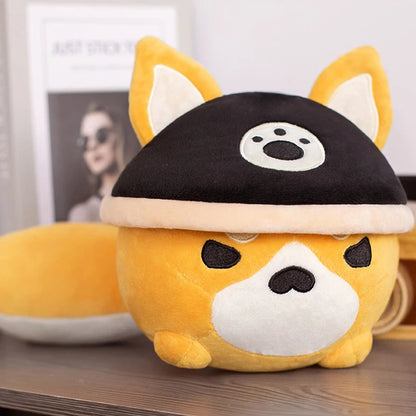 1 pièce de 20 cm de jeu Genshin Impact Taroumaru en peluche Shiba Inu, jouet en peluche Anime, cadeau de Noël pour enfants