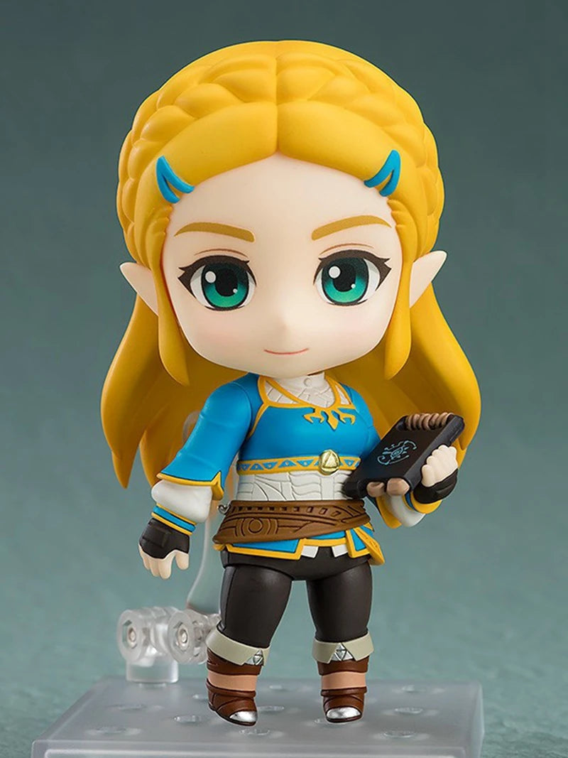 10cm #1212 La Légende de Zelda: Breath of The Wild Zelda Figurine d'action #733-DX Link Anime Figure PVC Collection Modèle Poupée Jouets