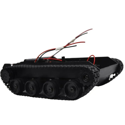 Kit de chasis de coche robot inteligente con tanque RC de 3 V a 7 V, oruga de goma para Arduino SCM 130, juguetes robot de bricolaje para niños