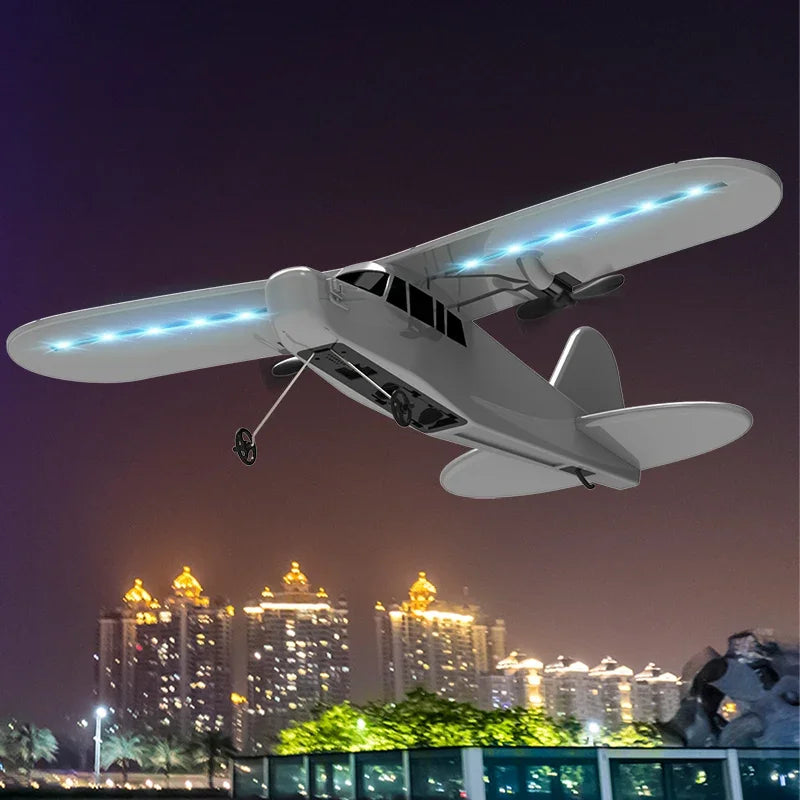 Planeur RC 2,4 G TY9 avec LED à lancer à la main, modèle d'avion télécommandé, drone électrique professionnel pour adultes, jouets pour garçons