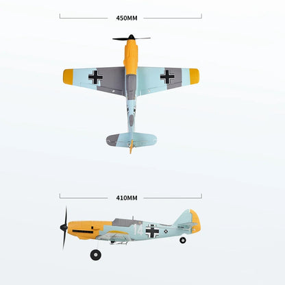 Avion RC P39 Spitfire P51 Mustang 2,4 G 4 canaux 6 axes 402 mm d'envergure RTF Mini Warbird Fighter One Key Aerobatic RC Aircraft Toys