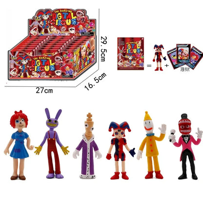 Paquete de 24 figuras de PVC de The Amazing Digital Circus, Pomni, Jax, Kagatha, Kinger, Caine Kaufmo, regalo para niños