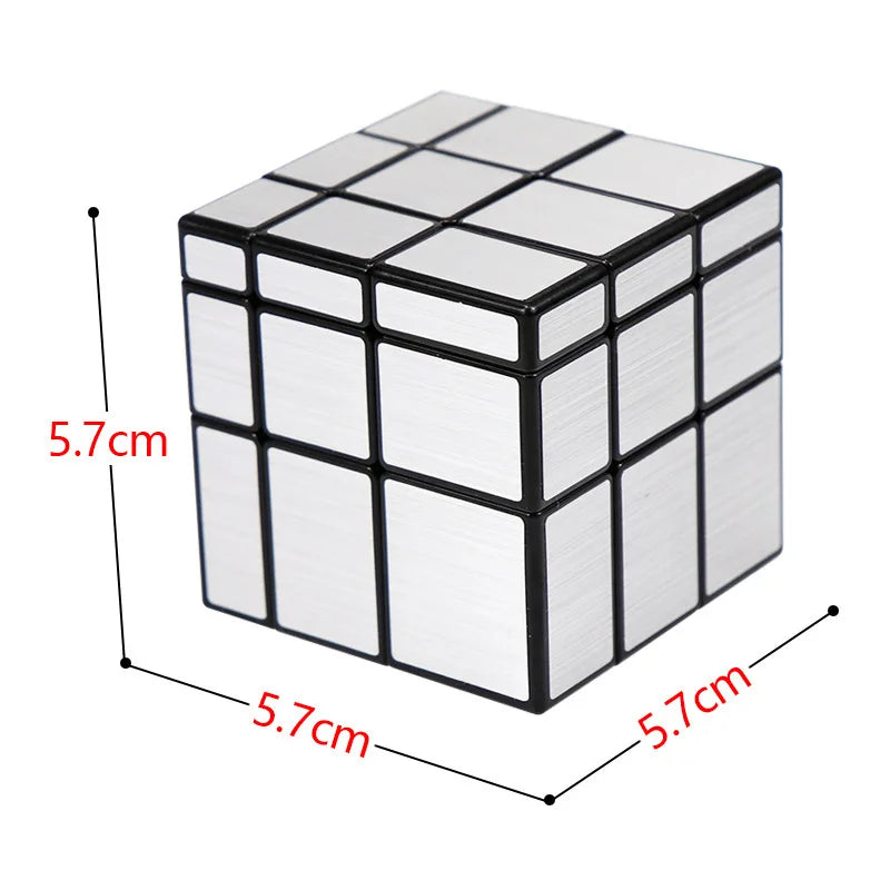 New Magic Mirror Cube 3x3x3 Gold Silver Professional Speed Cubes Puzzles Speedcube Educational Toys for Children Adults Gifts