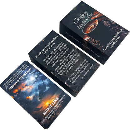 Clarifying Life Situations Oracle Cards, Love and Career Oracle for Beginners, Spiritual Journey, Tarot Cards