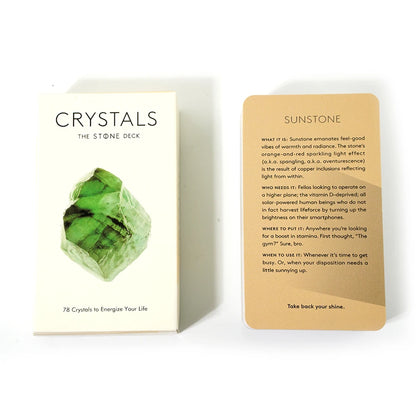 Crystals The Stone Deck 78 Crystals To Energize Your Life Crystals And Healing Stones For Beginners