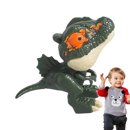 Finger Dinosaur Figure Jurassic Model Dino Park Toy for Children Biting Hand Fidget Tricky Pteranodon Mosasaurus Joints Gift