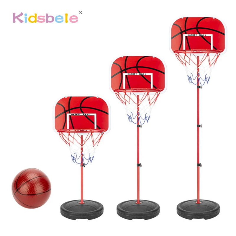 Basketball Hoop 63-150CM Toddler Adjustable Stand Rack Toys For Kids Baby Outdoor Indoor Ball Sport Basket Holder Hoop Game