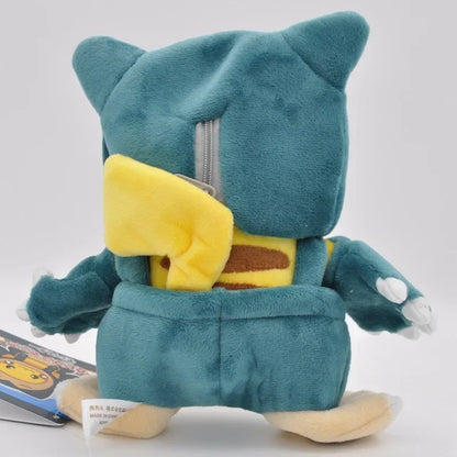 5 piezas/lote de juguetes de peluche de Pokémon Snorlax para cosplay de 20 cm, juguetes de peluche suaves, regalos