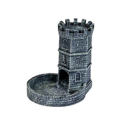 Hollow Castle Dice Tower Resin DND Dice Rolling Tower for Dungeons and Dragons Game RPG Dice playing Home Desktop Decor Gifts