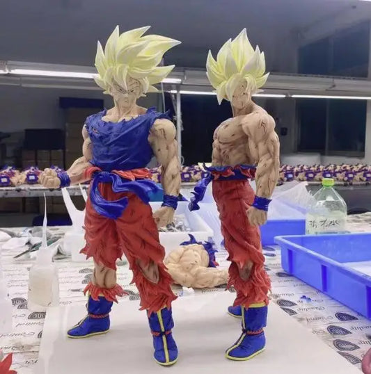 Figura de colección de juguetes modelo de alta calidad de Dragon Ball Z Son Goku de 43 cm de gran tamaño