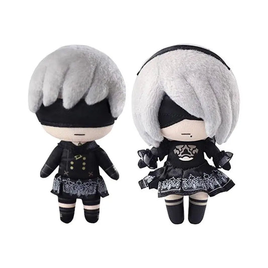 23CM NieR:Automata SQUARE ENIX Anime 2B 9S Anime Juego Película Dibujos animados Juguetes Peluche Animal Navidad Muñeco de dibujos animados Regalo