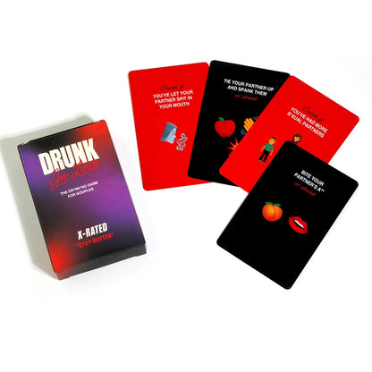 Drunk In Love Jeu à boire encore plus chaud classé X pour les couples 50 cartes Soirée en amoureux amusante