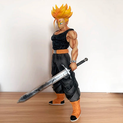 Figura de acción de Trunks de Dragon Ball Z de 30 cm, muñeco GK Super Saiyan, modelo LC Legend of Guild Wars, juguetes de anime Torankusu