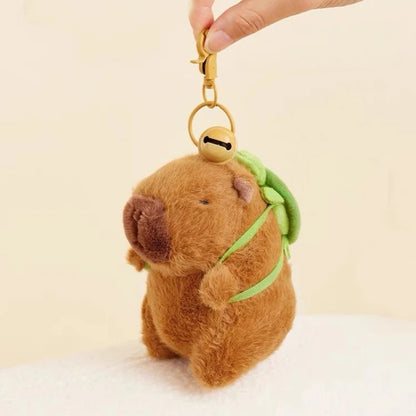 Capybara Plush Keychain Cute Bag Pendant Creatuve Fluffty Animals Keyring Kawaii Stuffed Doll Keychains Birthday Gift 2023 Trend