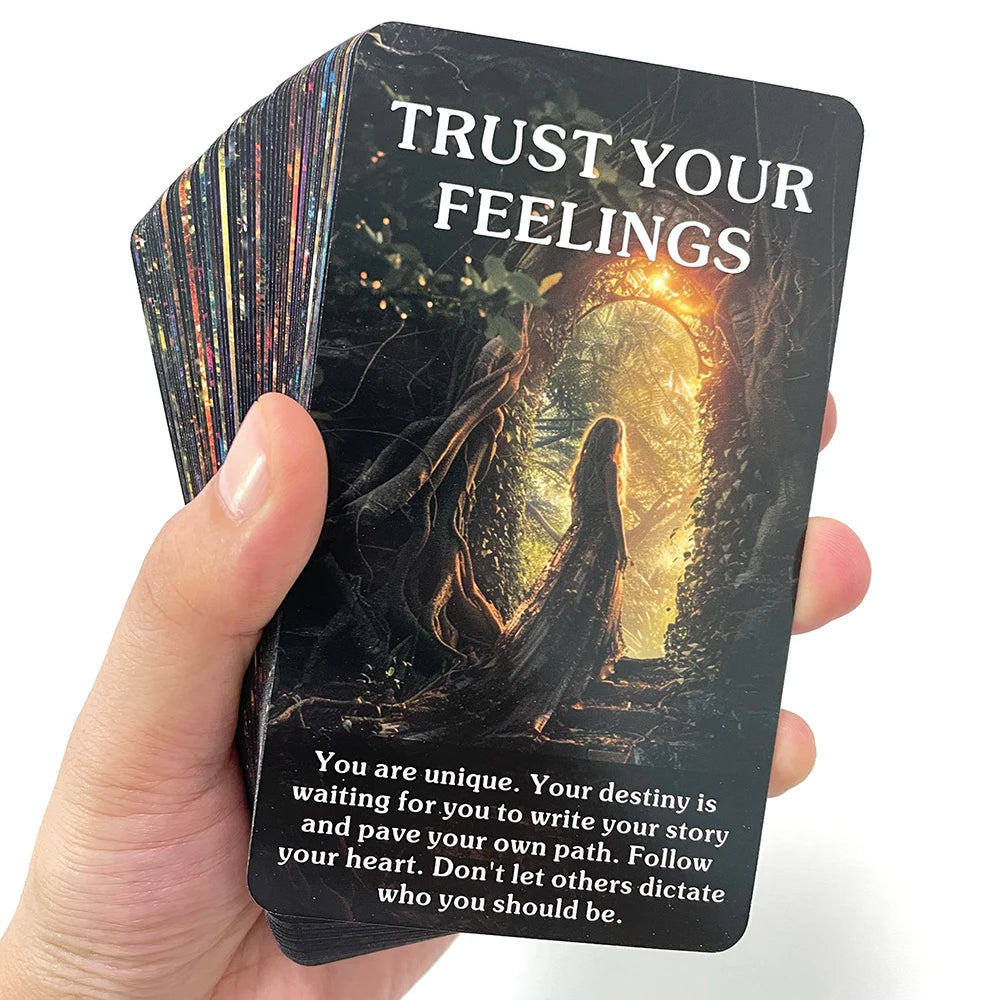 Tarot Cards, Mystic Enchanted Forest Oracle Cards, Mystical Guidance and Inspiration from Nature's Magical Realm, for Beginners