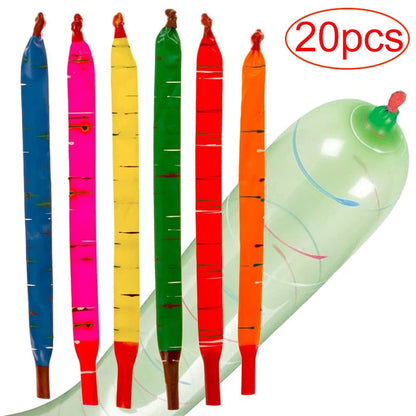 Lot de 10 ou 20 ballons gonflables en forme de fusée, ballons volants, jouets pour enfants, décoration de fête d'anniversaire, ballons en latex, jouets classiques