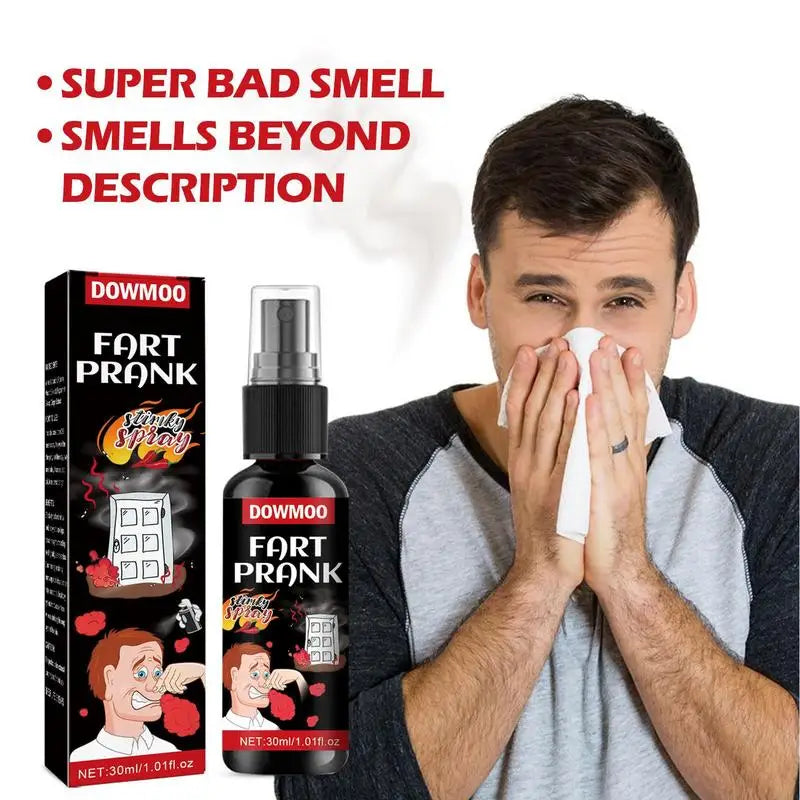 Liquid Fart Gag Prank Joke Spray Can Stink BombSmelly Stinky Gags 30ML Fart Spray Extra Strong Stink Prank Novel Funny Toys