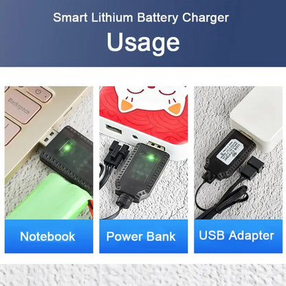 Lithium battery charger 7.4V XH-3P charging cable with protection toy aircraft accessories USB data cable