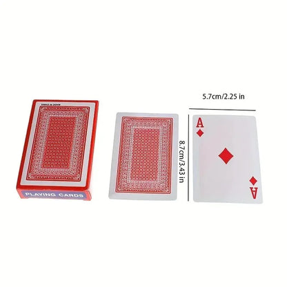 Cartes à jouer, index standard de taille de poker, cartes pour blackjack, euchre, carte canasta