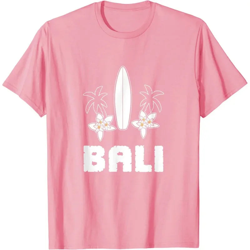 T-shirt fleurs de palmier Bali Indonésie