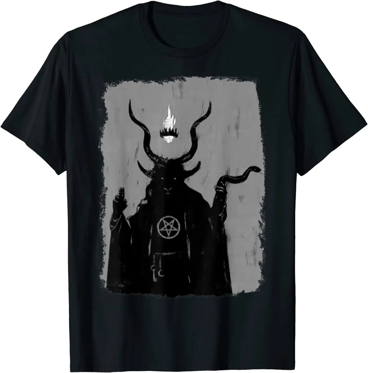 NOUVEAU T-shirt LIMITÉ Lucifer Light Bearer Satanics Occult Baphomet Goat Athe!st