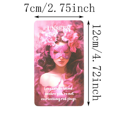 Cartes Oracle Romance Tarot Version Anglaise 12x7 dans une Boîte Jouets de Voyance Jeu de Divination Prophète avec Signification