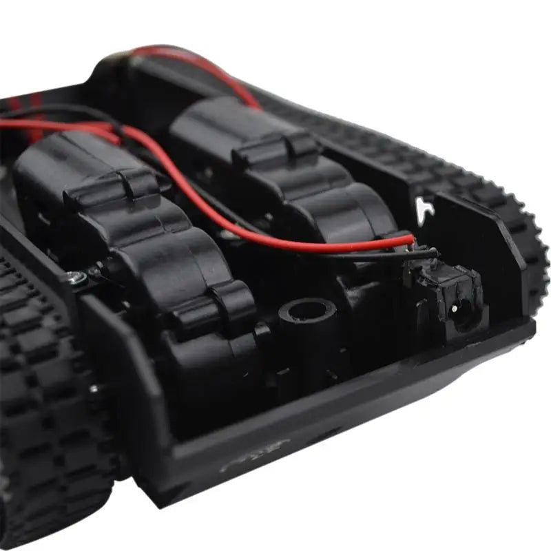 Kit de chasis de coche robot inteligente con tanque RC de 3 V a 7 V, oruga de goma para Arduino SCM 130, juguetes de bricolaje para niños