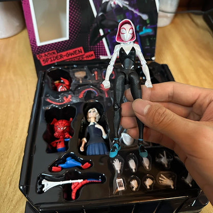 Figurines d'action SV Action Gwen Stacy Collection Sentinel Spider Gwen Marvel Spider-Man Into the Spider Verse Figurines Modèle Jouets