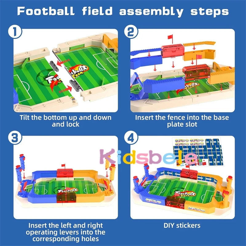 Juego de mesa de fútbol para 2 jugadores, juego de fútbol, ​​tiro, divertido juego portátil para interiores y exteriores, reuniones familiares, recuerdo de fiesta