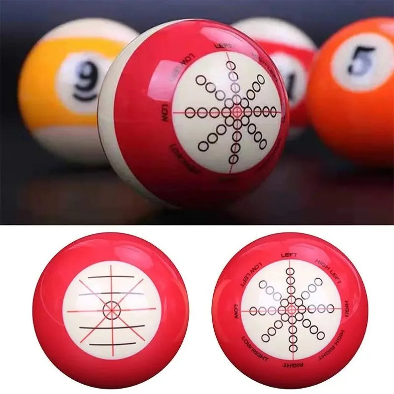 Billiard Cue Ball Durable Resin Billiard Practice Training Pool Cue Ball Snooker Billiards Cue Balls and Billiard Accessories