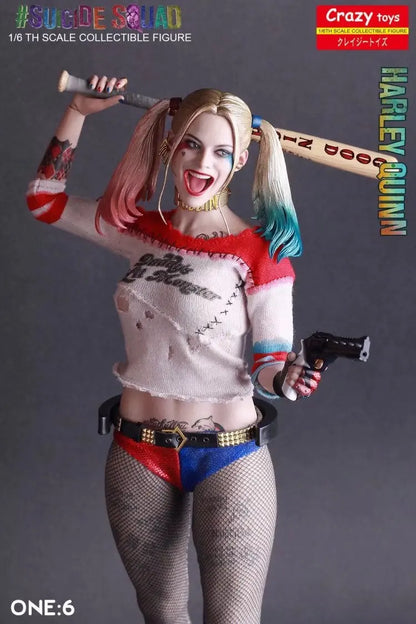 Harley Quinn 1/6 th Scale Collectible Figure Model Toy 28.5cm