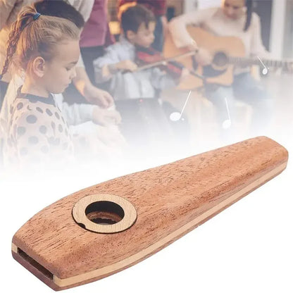 Holz Kazoo Kazoo Holz Flöte Gitarre Ukulele Begleitung Anfänger Zu Spielen Die Flöte Sind Einfach Zu Lernen Die Instrument