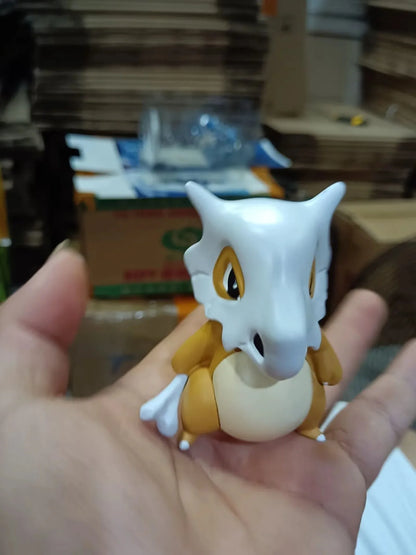 Figurine d'action Pokémon Cubone version mignonne Pocket Monsters Anime Jouets 8CM