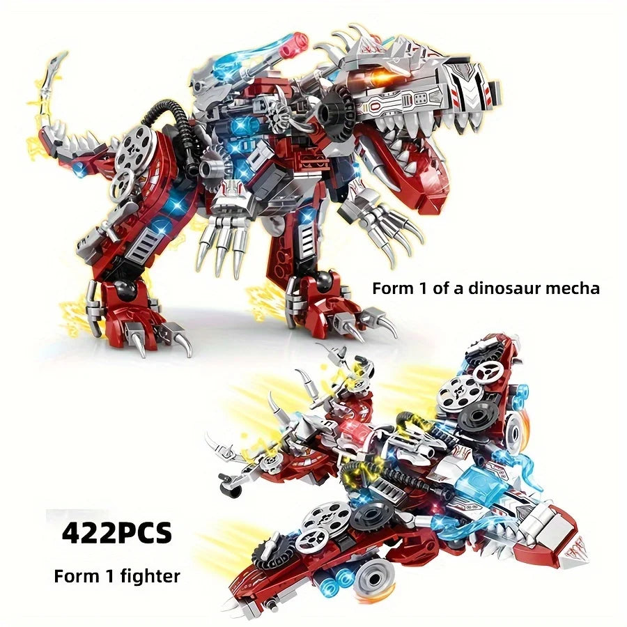 Nouveau 2 en 1 Jurassic mécanique Indominus Rex dinosaure monde modèle Mech blocs de construction Dino Park briques enfants garçons jouet cadeaux