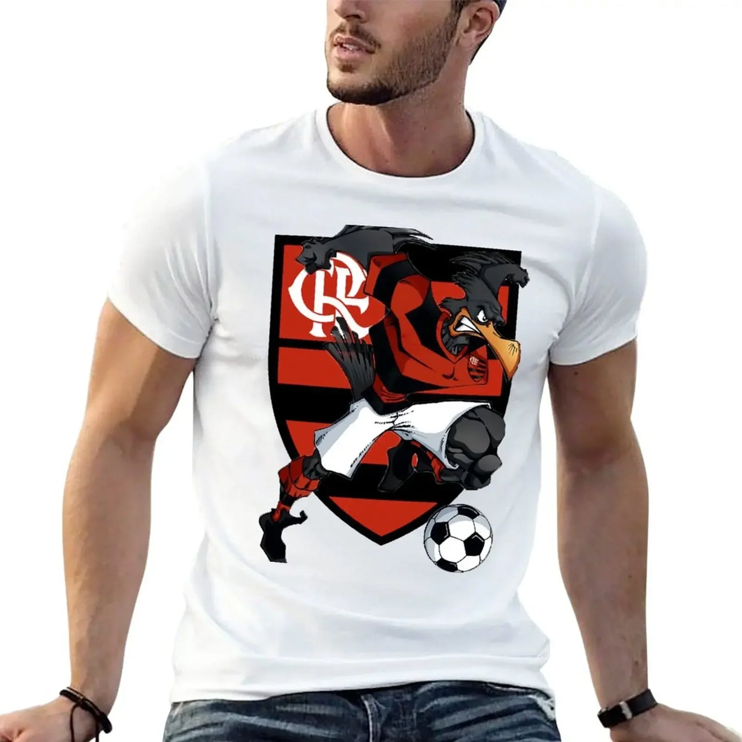 Mascote Flamengo Camiseta personalizada sublime sudor animal prinfor niños hombres ropa