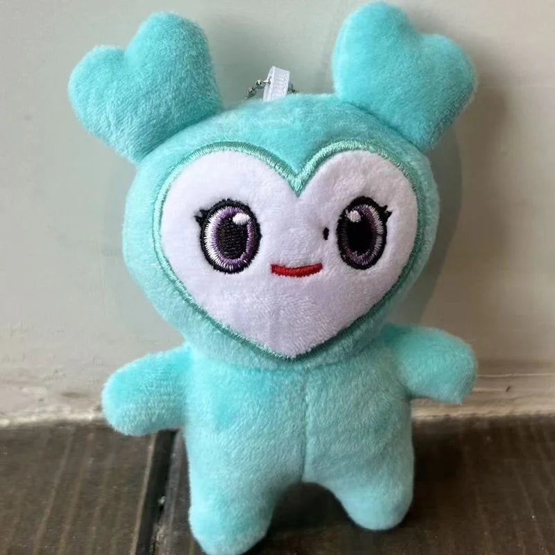 Lovelys Plush Jouet en peluche coréen Super Star Animal de dessin animé TWICE Momo Doll Porte-clés Pendentif Porte-clés Peluche Jouet pour les fans ONCE Girls