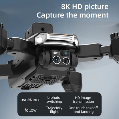 2024 nuevo Dron S13 4K profesional equipado con 1080P gran angular dual HD Cámara plegable sin escobillas Motor de flujo óptico