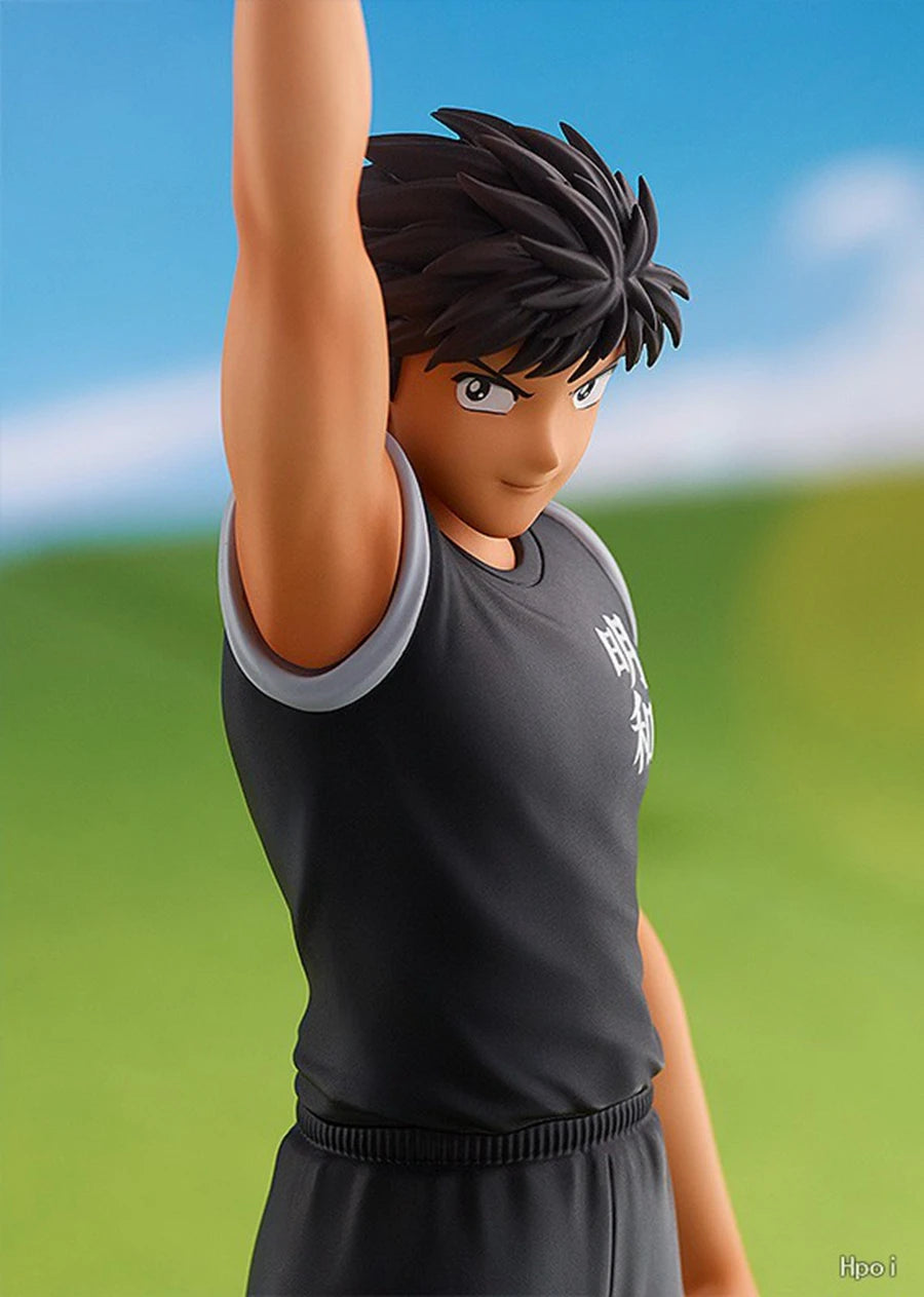 Figurine de dessin animé Captain Tsubasa, 18cm, Ozora Tsubasa, figurines d'action Hyuuga Kojirou/Wakabayashi Genzou, Collection de figurines, jouets modèles