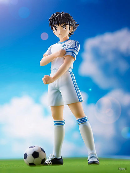 Figurine de dessin animé Captain Tsubasa, 18cm, Ozora Tsubasa, figurines d'action Hyuuga Kojirou/Wakabayashi Genzou, Collection de figurines, jouets modèles