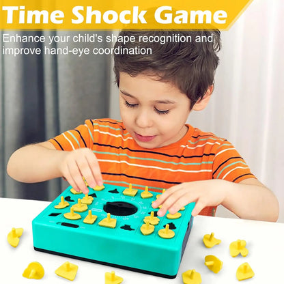 Children Borad Games Timing Time Matching Puzzle Shape Classification Clock Parent-child Cognition Educational Montessori Toys