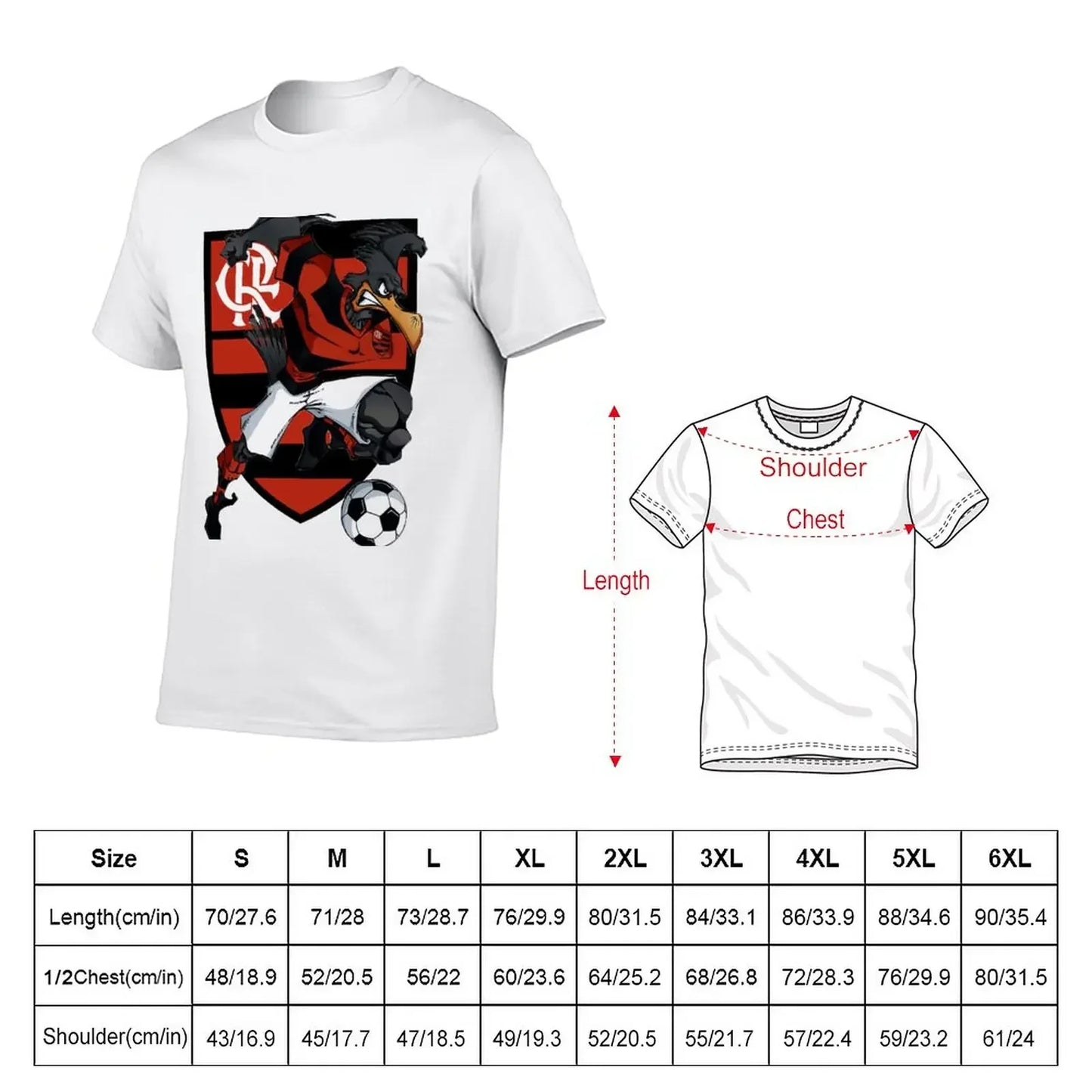 Mascote Flamengo Camiseta personalizada sublime sudor animal prinfor niños hombres ropa