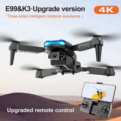 2024 NOUVEAU E99 K3 Pro HD 4k Drone Caméra Mode Maintien Élevé Pliable Mini RC WIFI Photographie Aérienne Quadcopter Jouets Hélicoptère