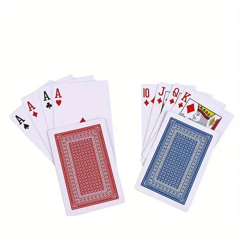 Cartes à jouer, index standard de taille de poker, cartes pour blackjack, euchre, carte canasta